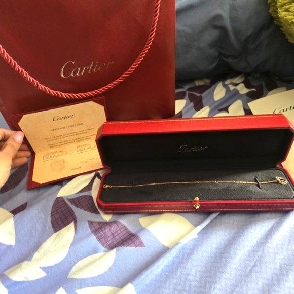 Authentic Cartier Trinity Bracelet 3-Gold - Picture 3 of 4